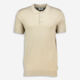 Beige Polo Knit Top - Image 1 - please select to enlarge image