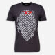 Charcoal Grey Abstract T Shirt - Image 1 - please select to enlarge image