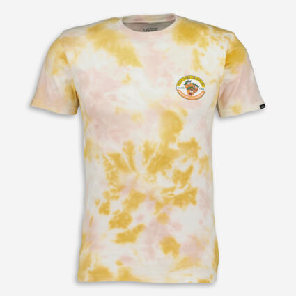 Yellow & Pink Have A Peel Tie Dye T Shirt - Image 1 - please select to enlarge image