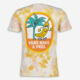 Yellow & Pink Have A Peel Tie Dye T Shirt - Image 2 - please select to enlarge image