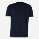 Marine Blue Twill Textured T Shirt - Image 2 - please select to enlarge image