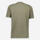 Camouflage Green Chevron Textured T Shirt - Image 2 - please select to enlarge image