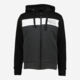 Black Faux Fur Block Colour Hoodie - Image 1 - please select to enlarge image