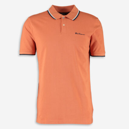 Orange Polo Shirt - Image 1 - please select to enlarge image