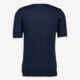 Navy Woven Knit T Shirt  - Image 2 - please select to enlarge image