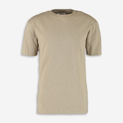 Beige Marl T Shirt - Image 1 - please select to enlarge image