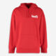Red Logo Hoodie - Image 1 - please select to enlarge image