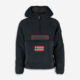 Navy Fleece Hooded Pullover - Image 1 - please select to enlarge image