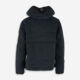 Navy Fleece Hooded Pullover - Image 2 - please select to enlarge image
