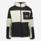 White & Black Fleece Jacket - Image 1 - please select to enlarge image