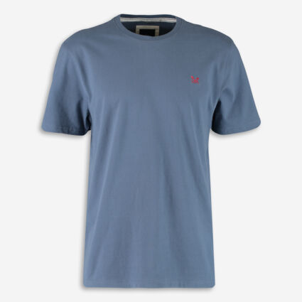 Blue Logo T Shirt  - Image 1 - please select to enlarge image