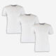 White Three Pack T Shirt Set - Image 1 - please select to enlarge image