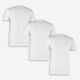 White Three Pack T Shirt Set - Image 2 - please select to enlarge image