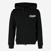 Black Hooded Logo Hoodie