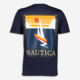 Navy Logo Design T Shirt  - Image 2 - please select to enlarge image