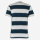 White & Blue Striped Eaton T Shirt - Image 2 - please select to enlarge image