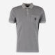 Grey Logo Detail Polo Shirt  - Image 1 - please select to enlarge image