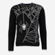 Black Spider Crawl Jumper - Image 1 - please select to enlarge image