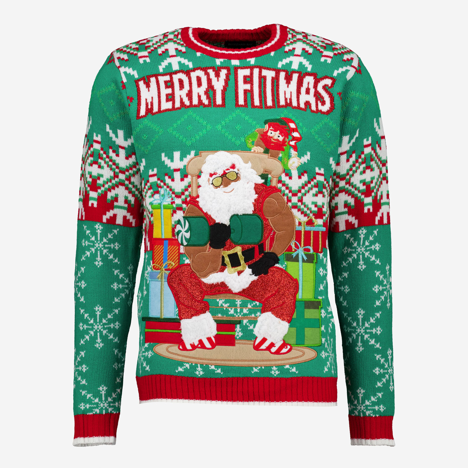 Multicoloured Merry Fitmas Christmas Jumper TK Maxx UK