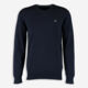 Navy Knitted V Neck Jumper - Image 1 - please select to enlarge image