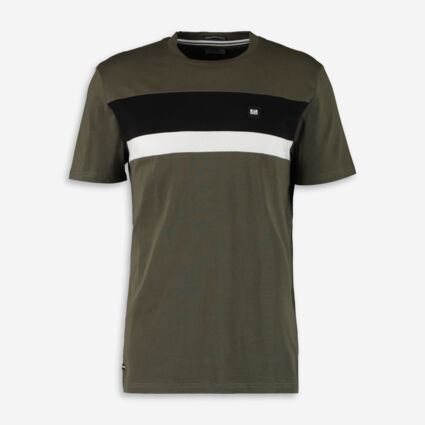 Olive Crossword Branded T Shirt - Image 1 - please select to enlarge image