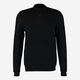 Black Plain Jersey Wool Turtle Neck Jumper - Image 1 - please select to enlarge image