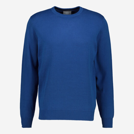 Blue Cotton Jumper - Image 1 - please select to enlarge image