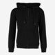 Black Hoodie Drawstring Sweater - Image 1 - please select to enlarge image