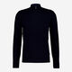 Dunkelblauer Pullover mit Stehkragen - Bild 1 - bitte auswählen, um das Bild zu vergrößern