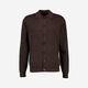 Brown Button Through Pure Wool Cardigan - Image 1 - please select to enlarge image