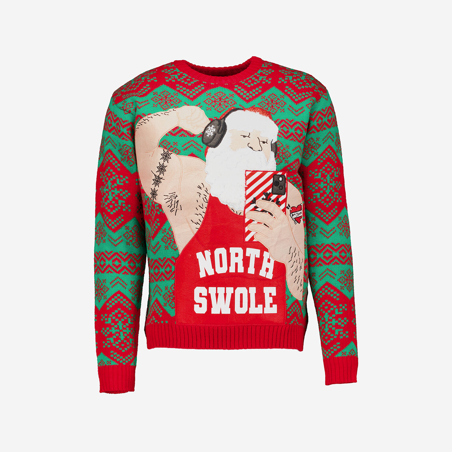 Green Multi Tactile Santa Flex Jumper TK Maxx UK