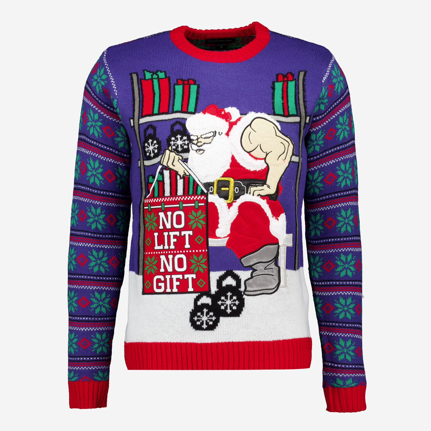 Blue White Drink Pocket Christmas Jumper TK Maxx UK