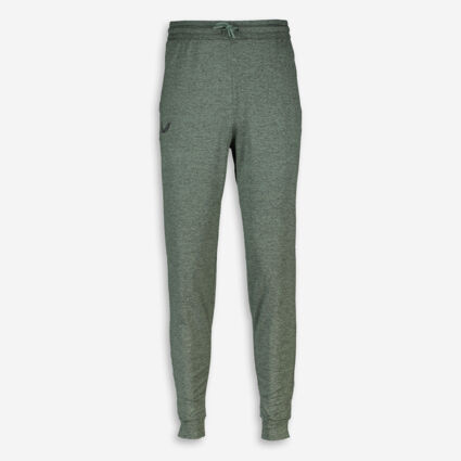 Green Tapered Fit Joggers - Image 1 - please select to enlarge image