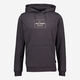 Grey Branded Hoodie - Image 1 - please select to enlarge image