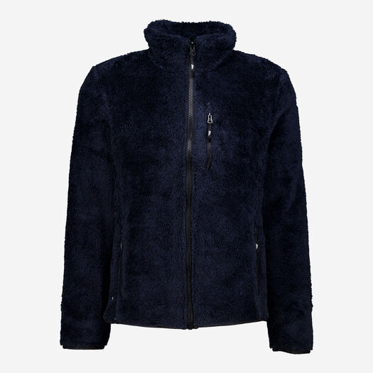 Dunkelblaue Fleece-Jacke mit Logo - Bild 1 - bitte auswählen, um das Bild zu vergrößern