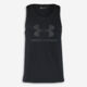 Navy Logo Vest Top  - Image 1 - please select to enlarge image