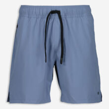 Blue Reflective Zip Shorts