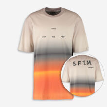 Stone, Grey & Orange Heavy T Shirt