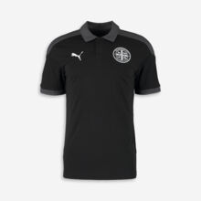 Black Melbourne City Football Polo Shirt