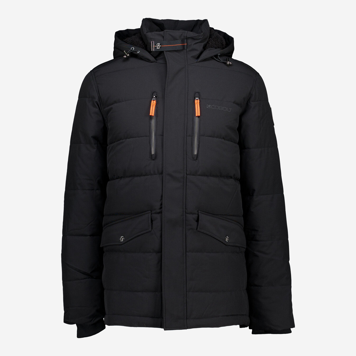 Black Hooded Stockholm Puffer Jacket TK Maxx UK