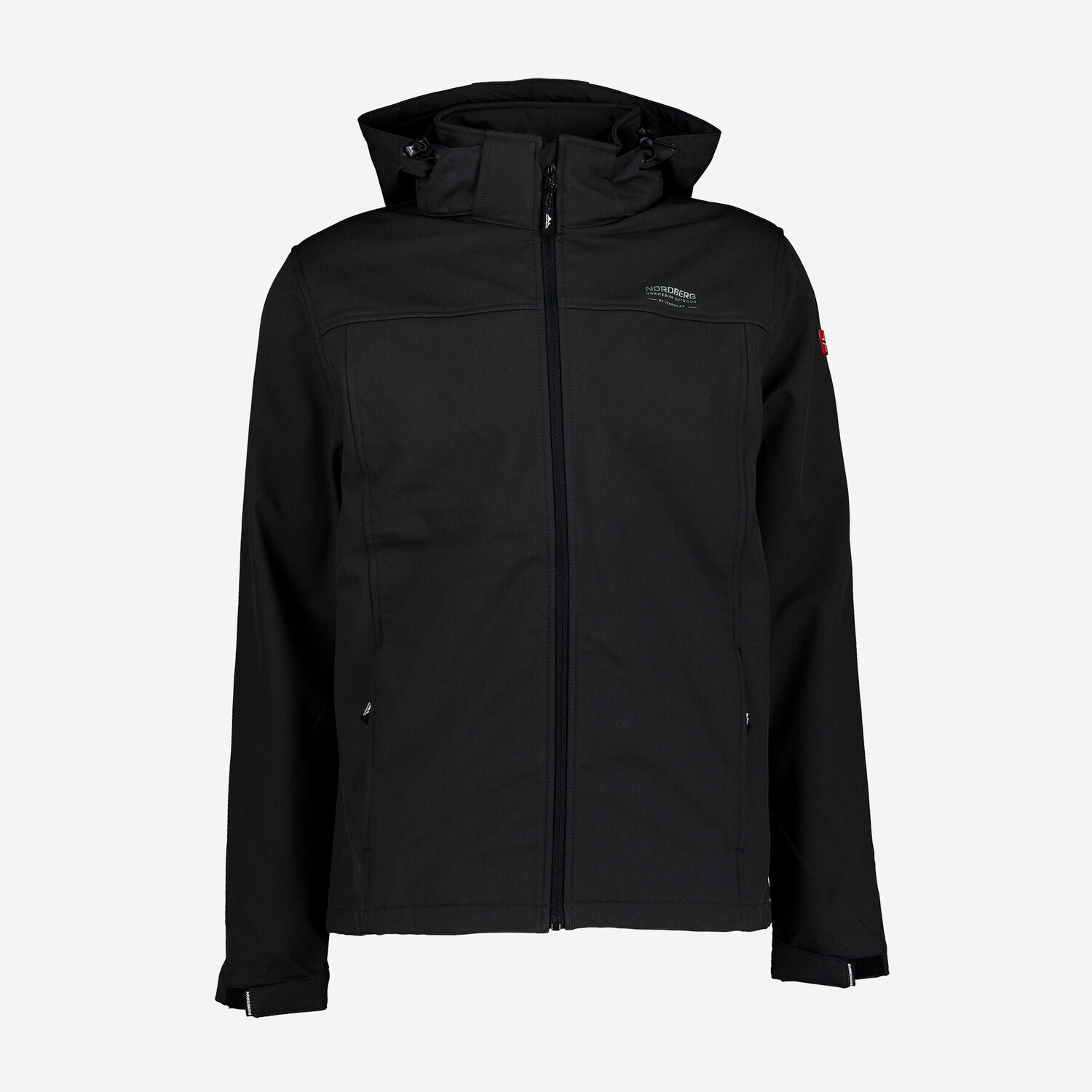 Black Softshell Hooded Jacket TK Maxx UK