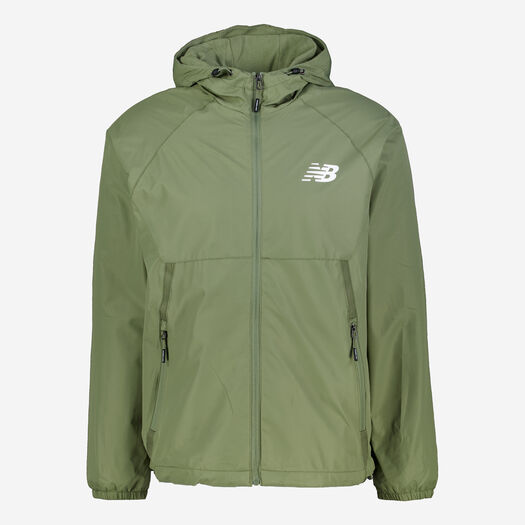 Olivgrüne Jacke mit Fleece-Futter - Bild 1 - bitte auswählen, um das Bild zu vergrößern