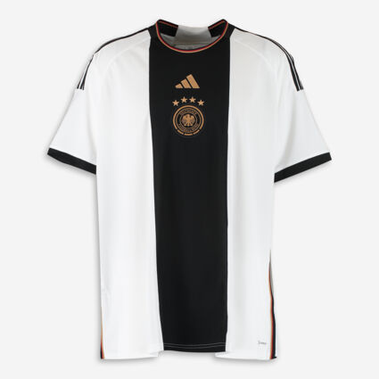 Black & White Germany Football T Shirt - Image 1 - please select to enlarge image