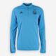 Blue Argentina Zip Neck Top - Image 1 - please select to enlarge image