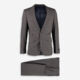 Grey Check Wool Two Piece Suit - Image 1 - please select to enlarge image