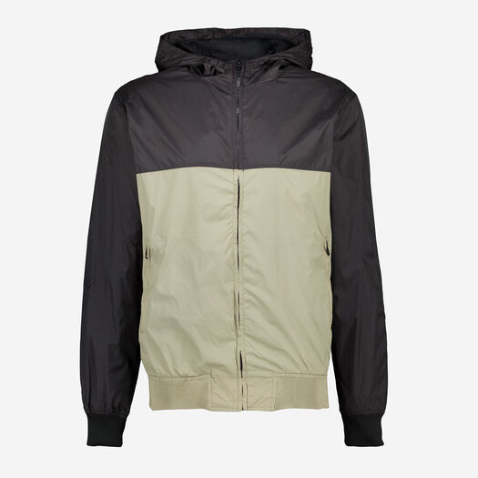 Khaki Lightweight Hooded Jacket
