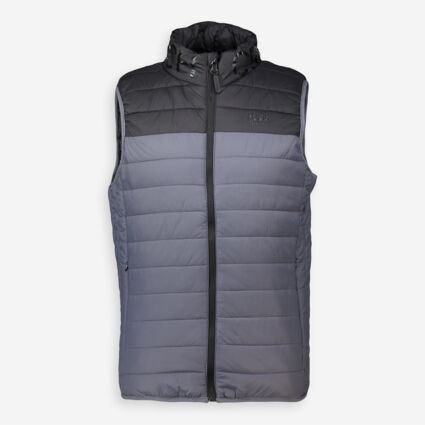 Grey & Navy Gilet - Image 1 - please select to enlarge image