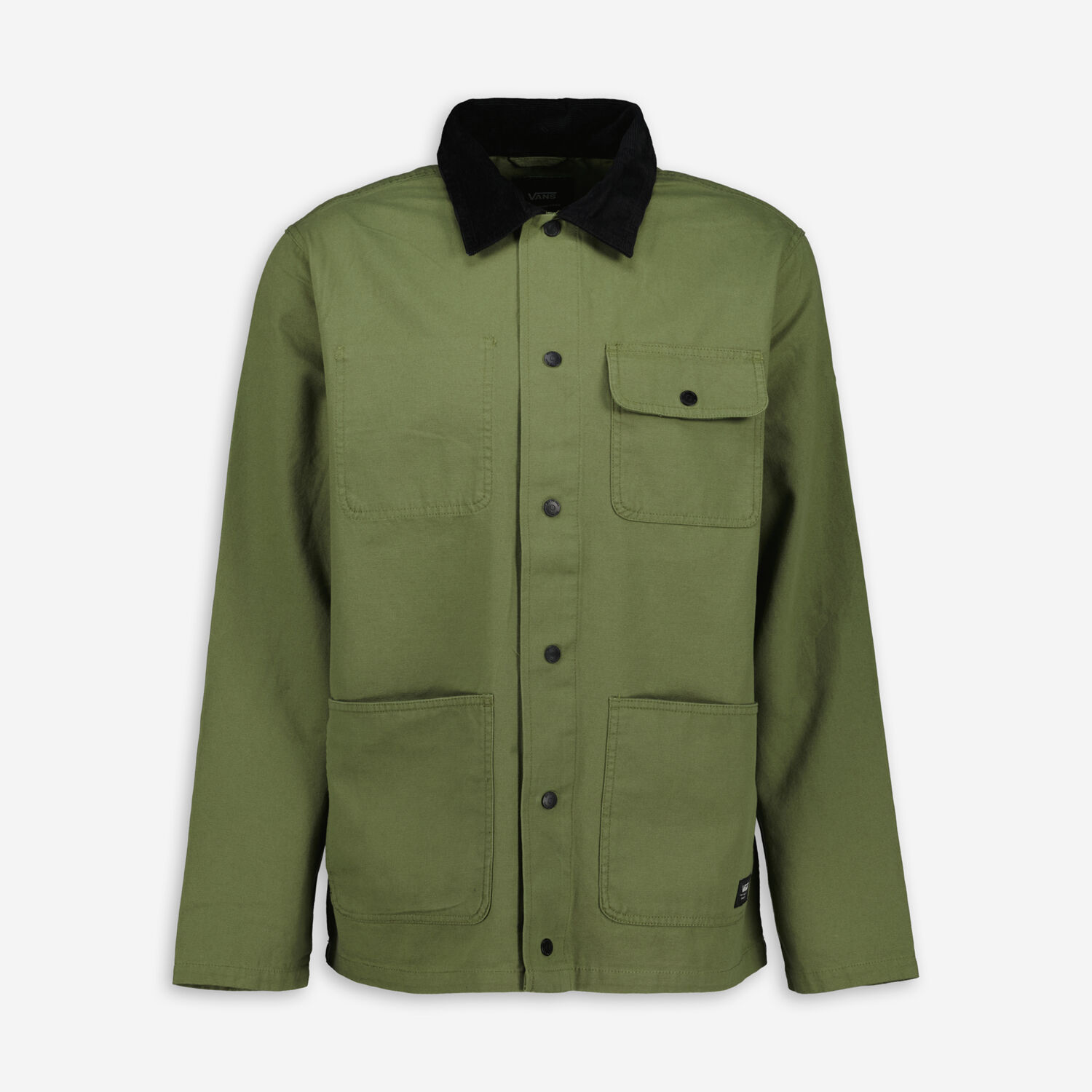 Green Drill Chore Coat Overshirt - TK Maxx UK
