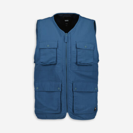 Blue Great Escape Gilet - Image 1 - please select to enlarge image