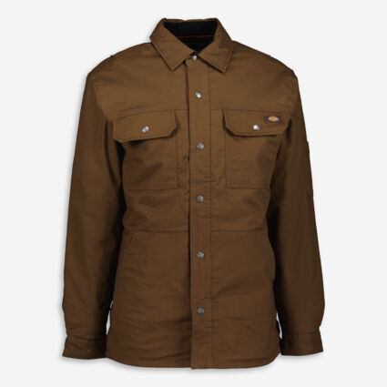 Brown Fleece Lined Jacket  - Image 1 - please select to enlarge image